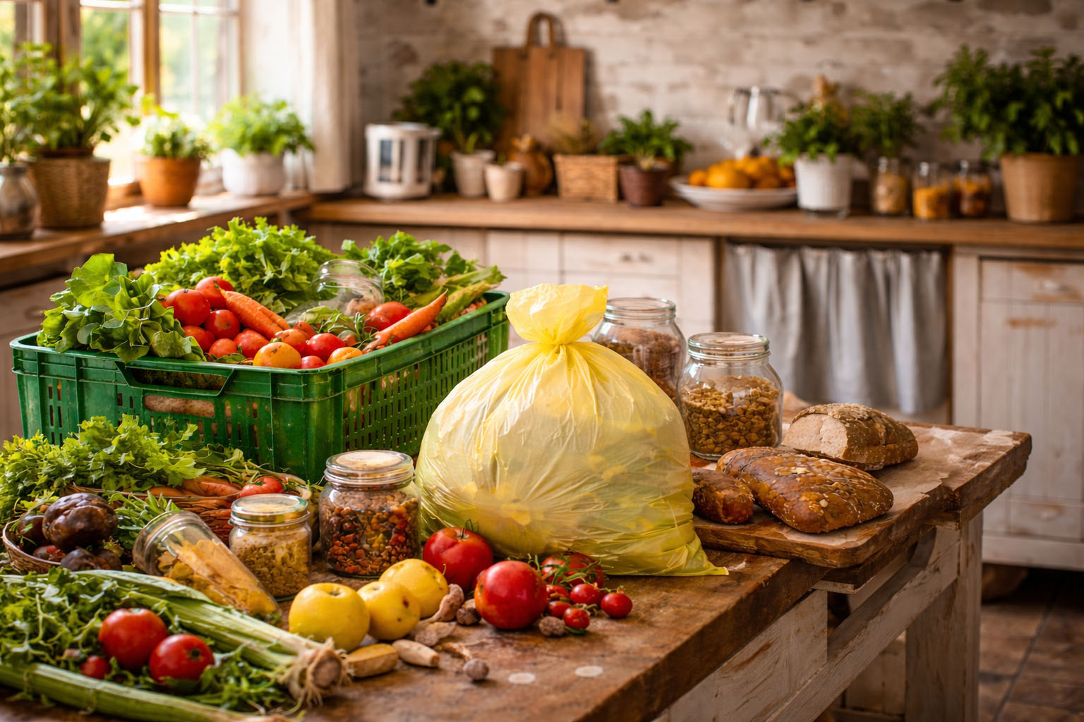 Read more about the article Six weeks of only organic food and just one yellow bin bag – a family experiment